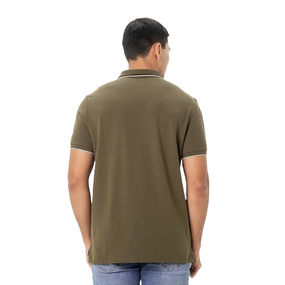 Men's Slim Fit Pique Polo - Giordano Online
