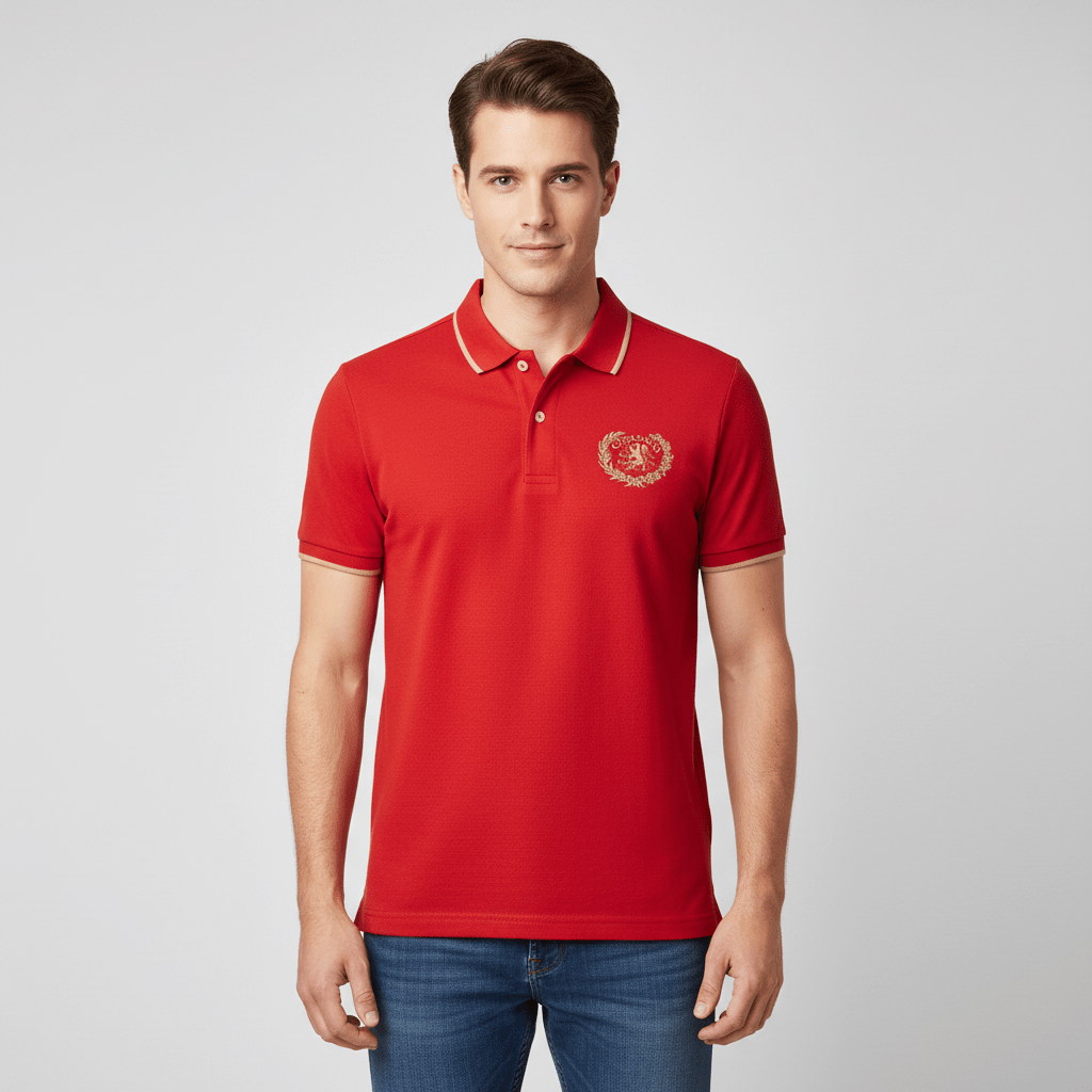 Men's Slim Fit Pique Polo Shirt - Giordano Online