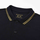 Men's Slim Fit Pique Polo Shirt - Black - Giordano Online