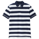 Men’s Slim Fit Striped Cotton Pique Polo Shirt | Korea Collection - Giordano