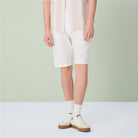 Men's Slim Linen Cotton Bermuda Shorts - Giordano Online