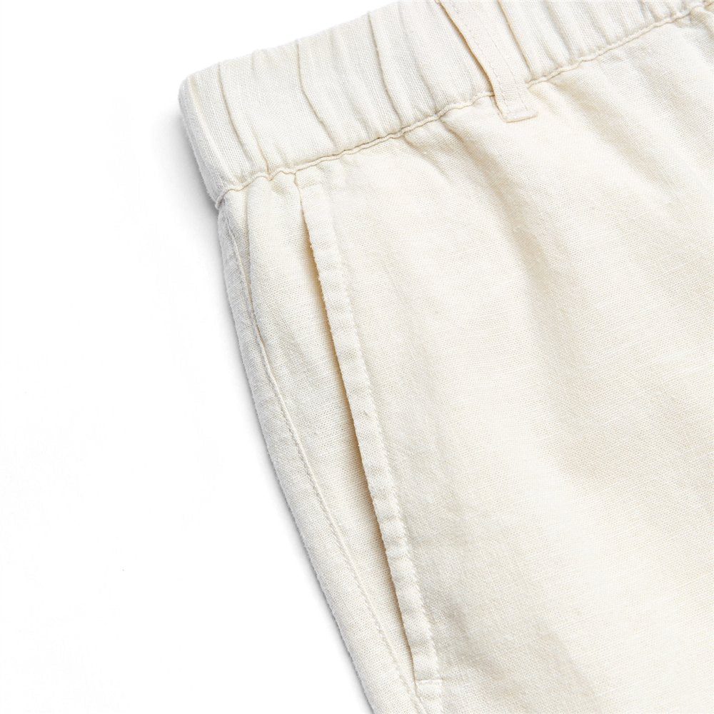 Men's Slim Linen Cotton Bermuda Shorts - Giordano Online