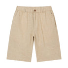 Men's Slim Linen Cotton Bermuda Shorts - Giordano Online