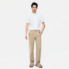 Men's Slim Taper Linen Cotton Khakis - Giordano Online