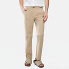 Men's Slim Taper Linen Cotton Khakis - Giordano Online
