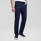 Men’s Slim Taper Stretch Cotton Khaki Pants - Giordano Online