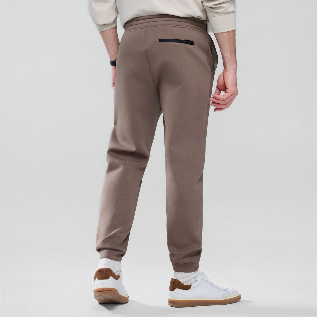 Men’s Slim Tapered Air Double Knit Joggers - Giordano Online