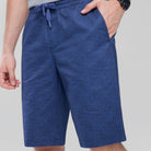Men’s Slim Twill Bermuda Elastic Waist Short - Giordano Online