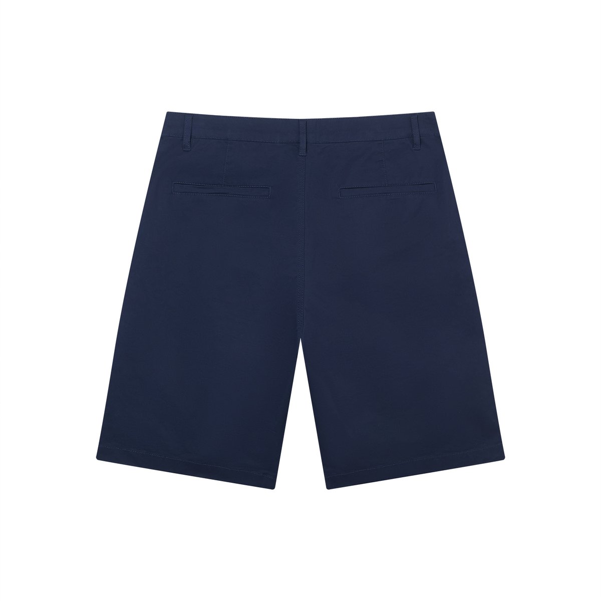 Men’s Slim Twill Bermuda Shorts with Stretch Waist - Giordano Online