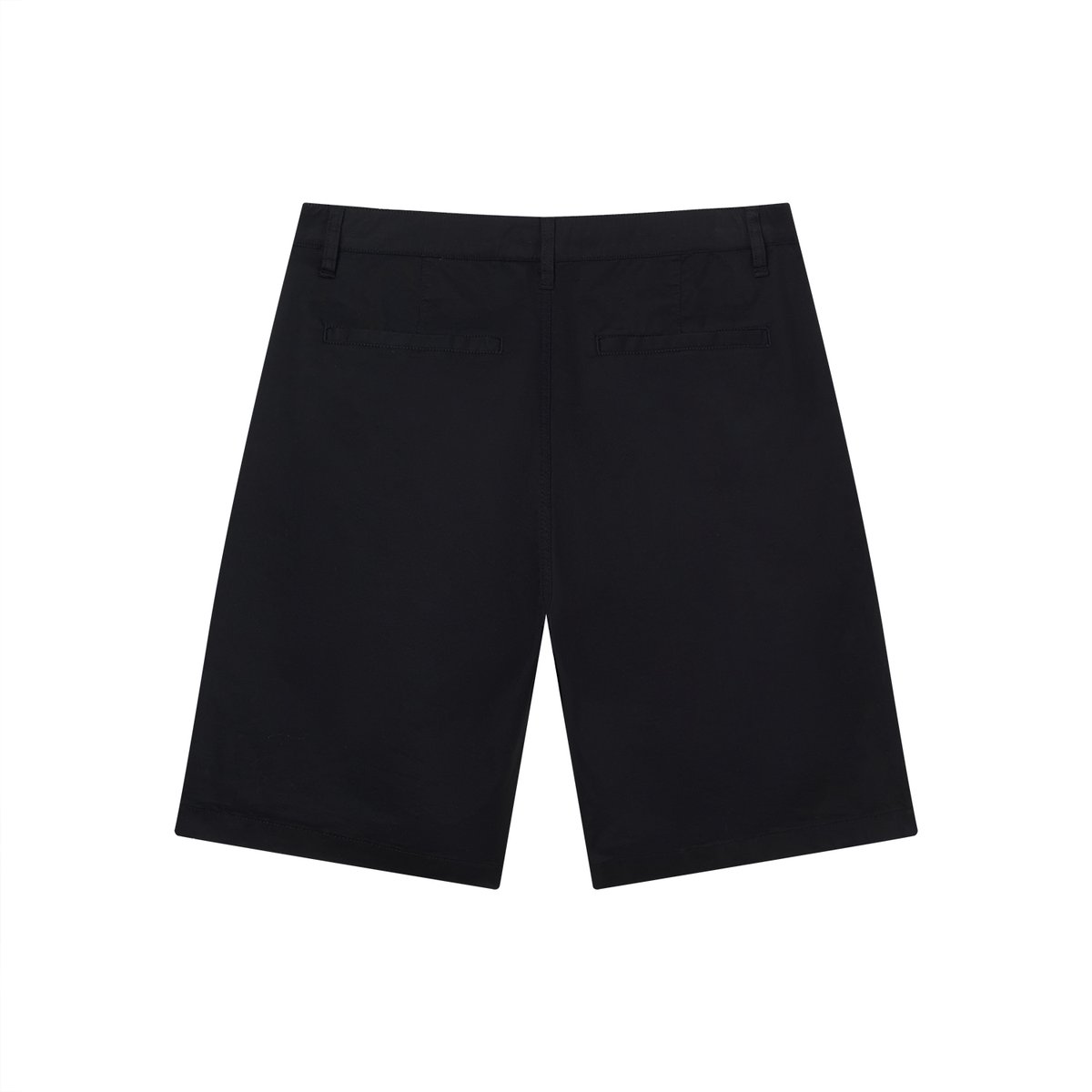 Men’s Slim Twill Bermuda Shorts with Stretch Waist - Giordano Online