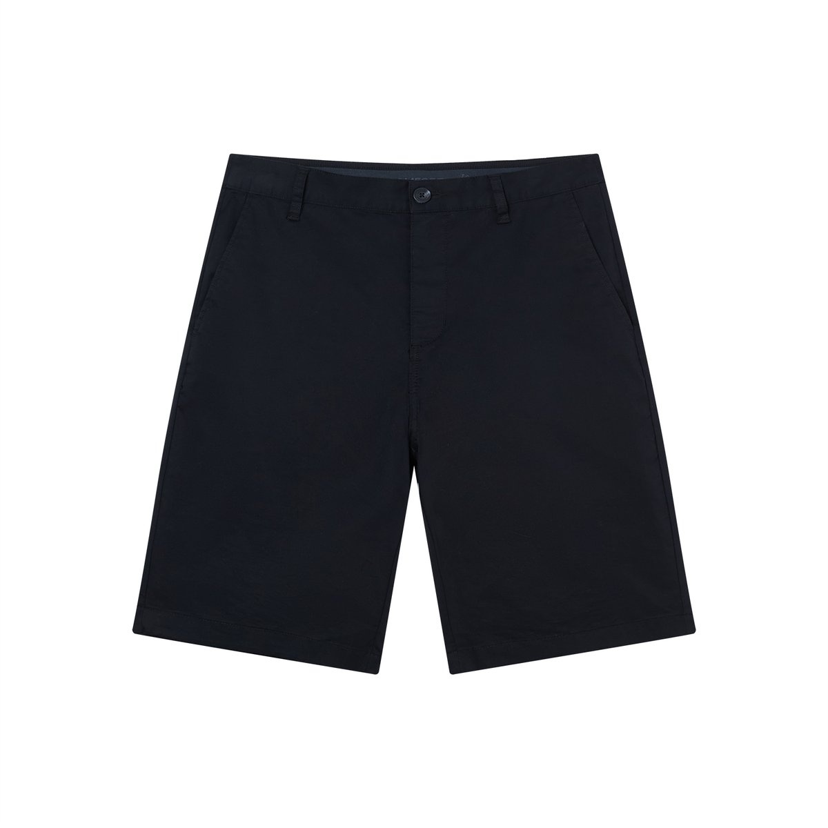 Men’s Slim Twill Bermuda Shorts with Stretch Waist - Giordano Online