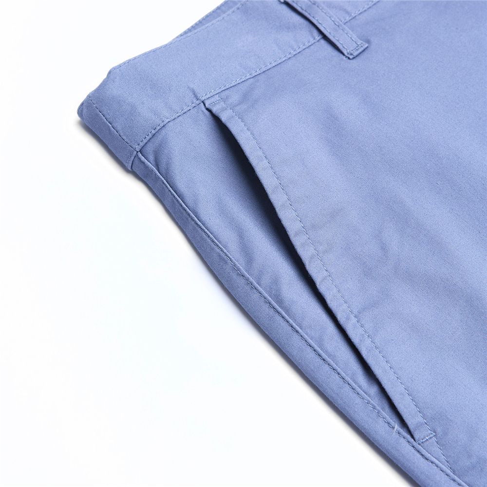 Men’s Slim Twill Bermuda Shorts with Stretch Waist - Giordano Online