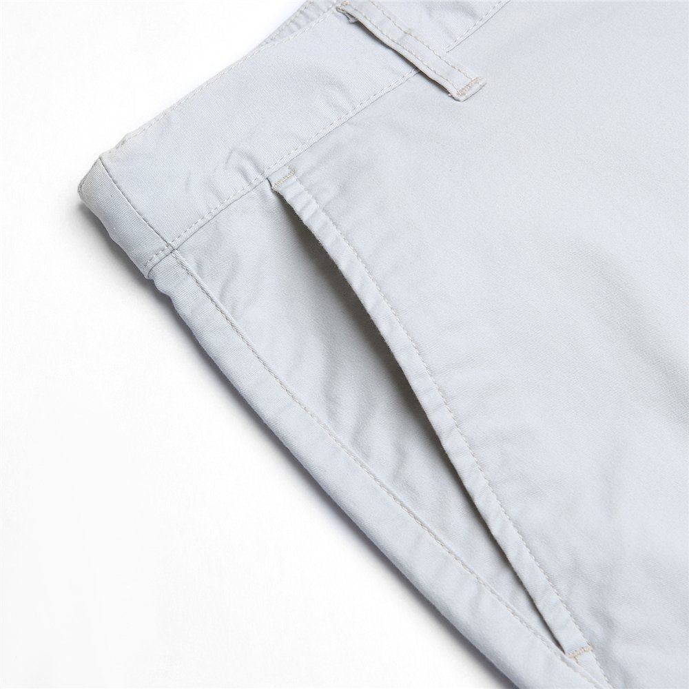 Men’s Slim Twill Bermuda Shorts with Stretch Waist - Giordano Online