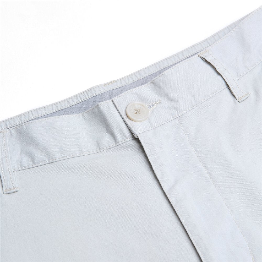Men’s Slim Twill Bermuda Shorts with Stretch Waist - Giordano Online