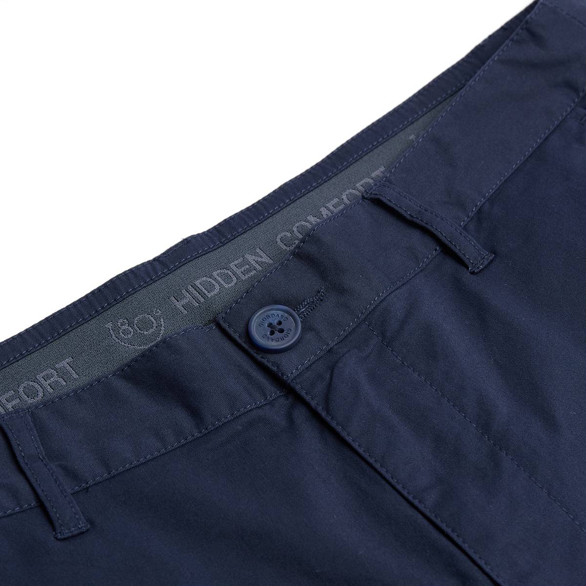 Men’s Slim Twill Bermuda Shorts with Stretch Waist - Giordano Online
