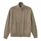 Men's Stand Collar Long Sleeve Cardigan - Giordano Online
