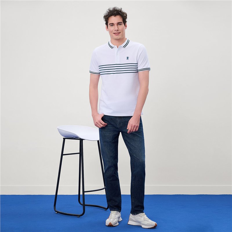 Men's Stripe Polo - Giordano Online