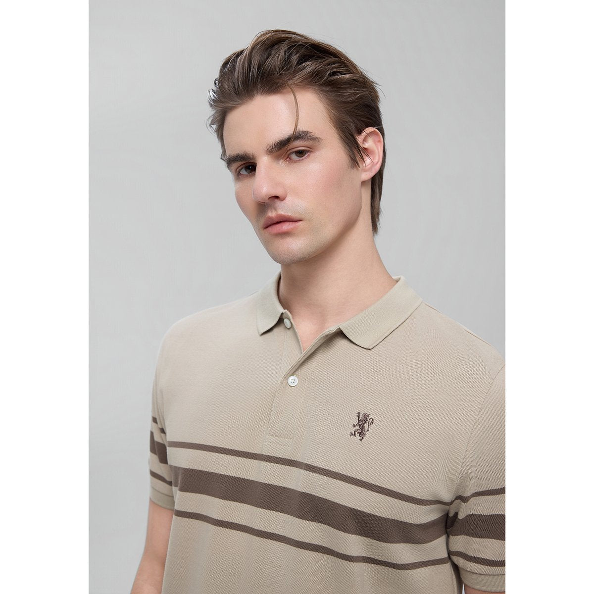 Men's Stripe Polo - Giordano Online