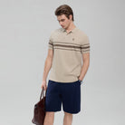Men's Stripe Polo - Giordano Online