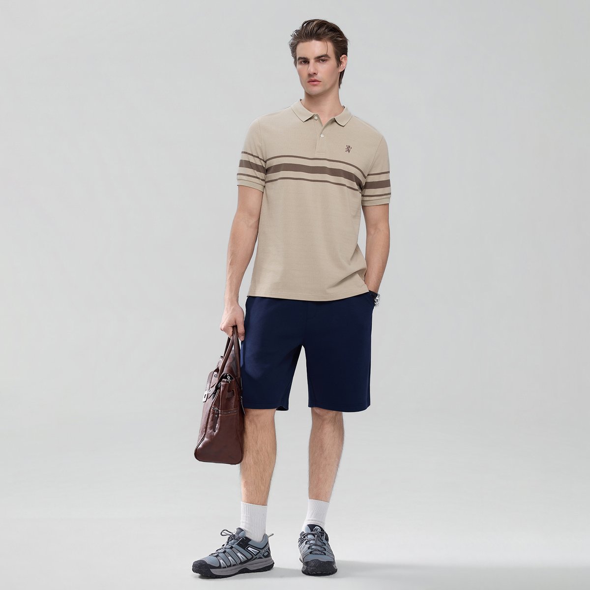 Men's Stripe Polo - Giordano Online