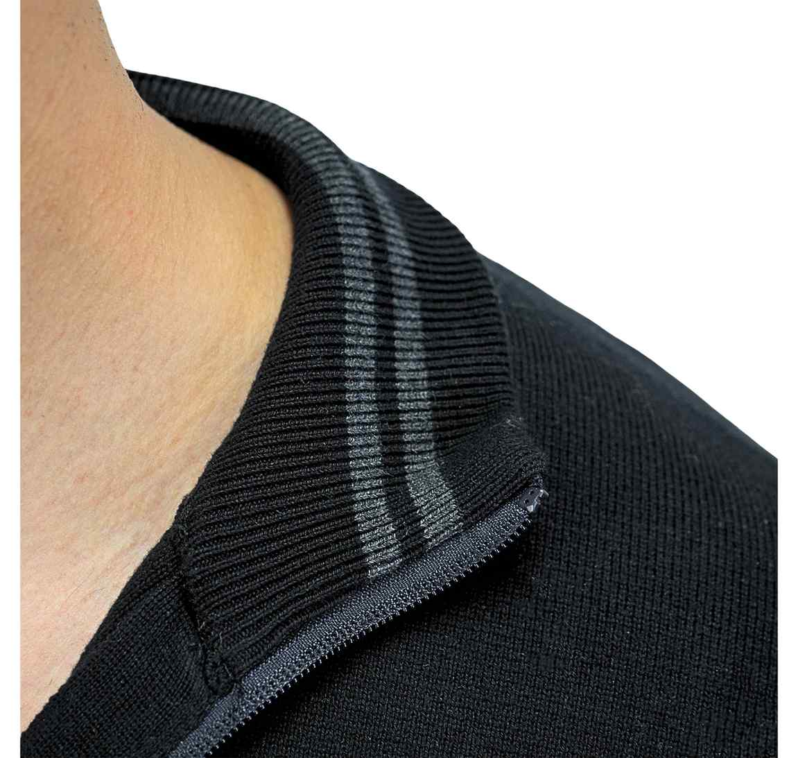 Men's Texture Stitch Mock Neck Long Sleeve Full Zipper Cardigan - Giordano Online