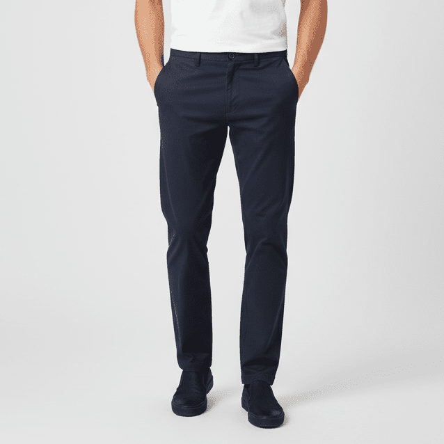 Men's Twill Mid Rise Regular Fit Pant - Giordano Online