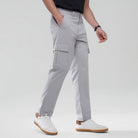 Men's Twill Relaxed Taper Elastic Waist Khaki Pant - Giordano Online