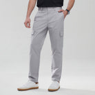Men's Twill Relaxed Taper Elastic Waist Khaki Pant - Giordano Online