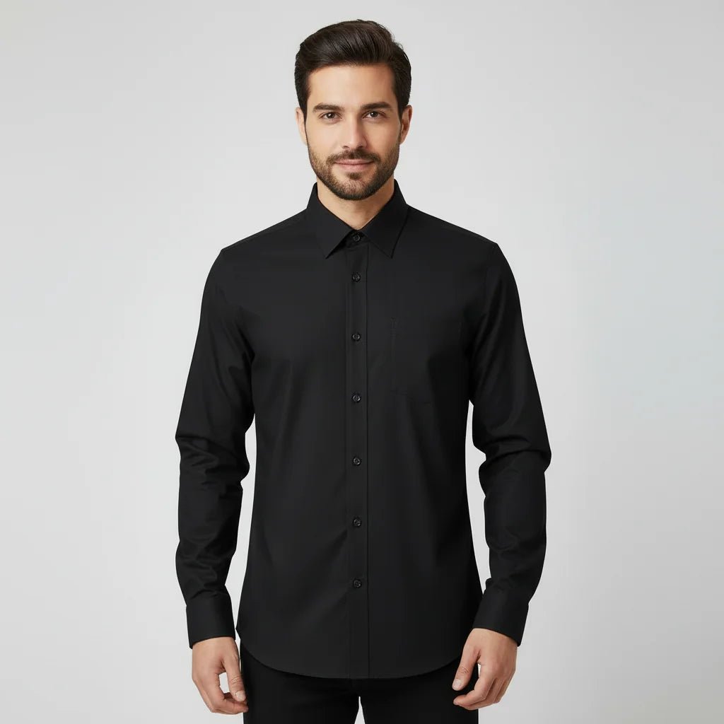 Men's Wrinkle - Free Cotton Oxford Long Sleeve Shirt - Giordano Online