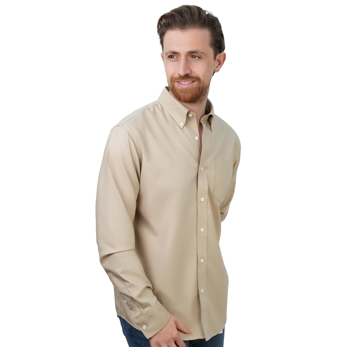Men's Wrinkle - Free Long Sleeve Oxford Shirt - Giordano Online