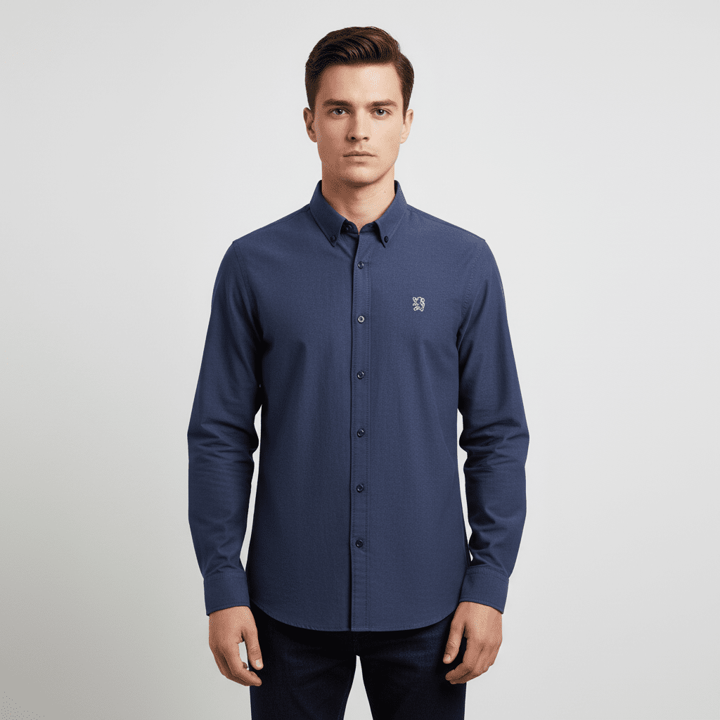 Men's Wrinkle - Free Long Sleeve Oxford Shirt - Giordano Online