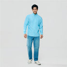 Men's Wrinkle Free Oxford Long Sleeve Shirt - Giordano Online