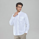 Men's Wrinkle Free Oxford Long Sleeve Shirt - Giordano Online