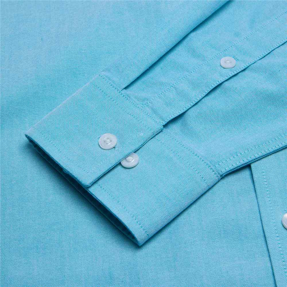 Men's Wrinkle Free Oxford Long Sleeve Shirt - Giordano Online