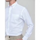 Men's Wrinkle Free Oxford Long Sleeve Shirt - Giordano Online