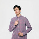 Men's Wrinkle Free Oxford Long Sleeve Shirt - Giordano Online