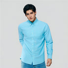 Men's Wrinkle Free Oxford Long Sleeve Shirt - Giordano Online