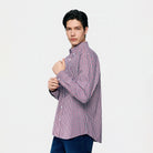 Men's Wrinkle Free Oxford Long Sleeve Shirt - Giordano Online