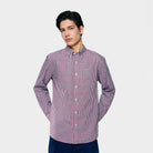 Men's Wrinkle Free Oxford Long Sleeve Shirt - Giordano Online