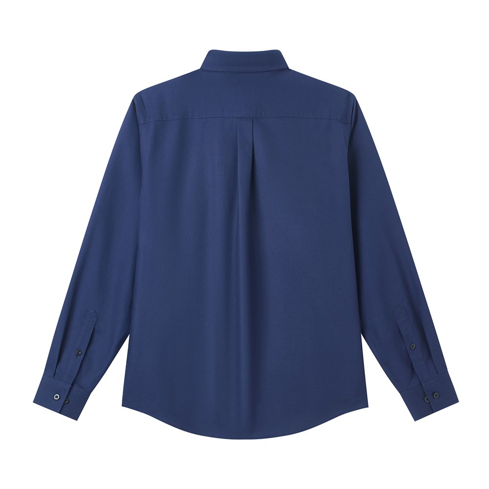 Men's Wrinkle Free Oxford Long Sleeve Shirt - Giordano Online