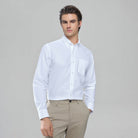 Men's Wrinkle Free Oxford Long Sleeve Shirt - Giordano Online