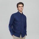 Men's Wrinkle Free Oxford Long Sleeve Shirt - Giordano Online