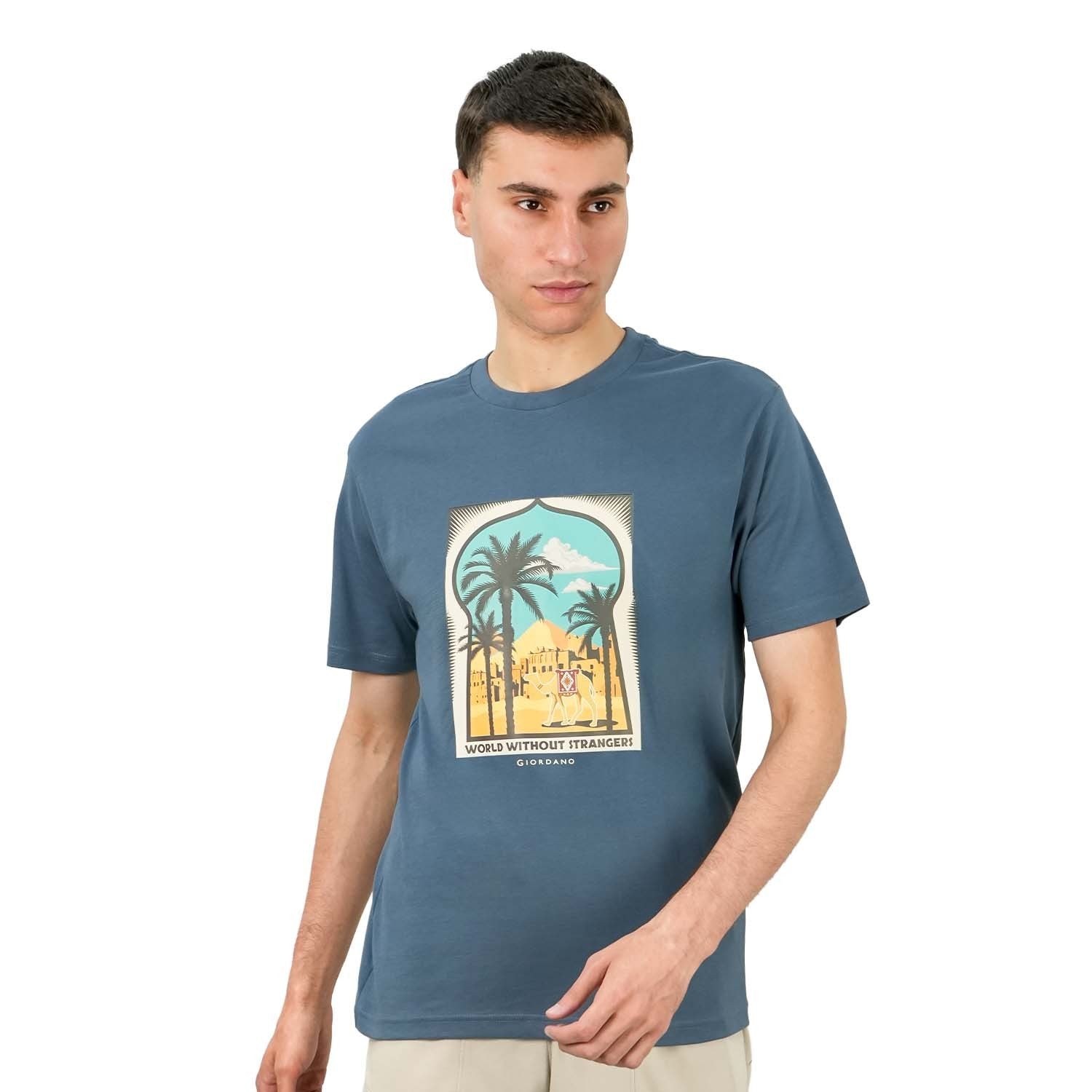 Men's WWS Print Tee - Giordano Online