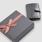 Mini Leather Wallet - Black - Giordano Online