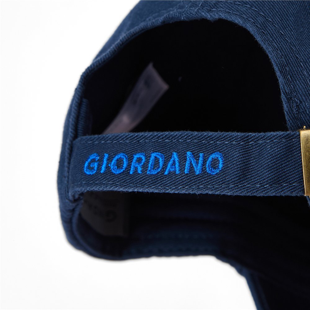 Unisex Cotton Twill Embroidered Signature Cap - Giordano Online