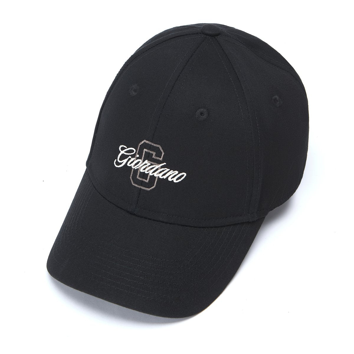 Unisex Cotton Twill Embroidered Signature Cap - Giordano Online