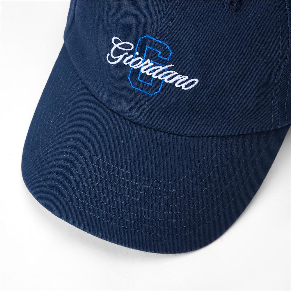 Unisex Cotton Twill Embroidered Signature Cap - Giordano Online