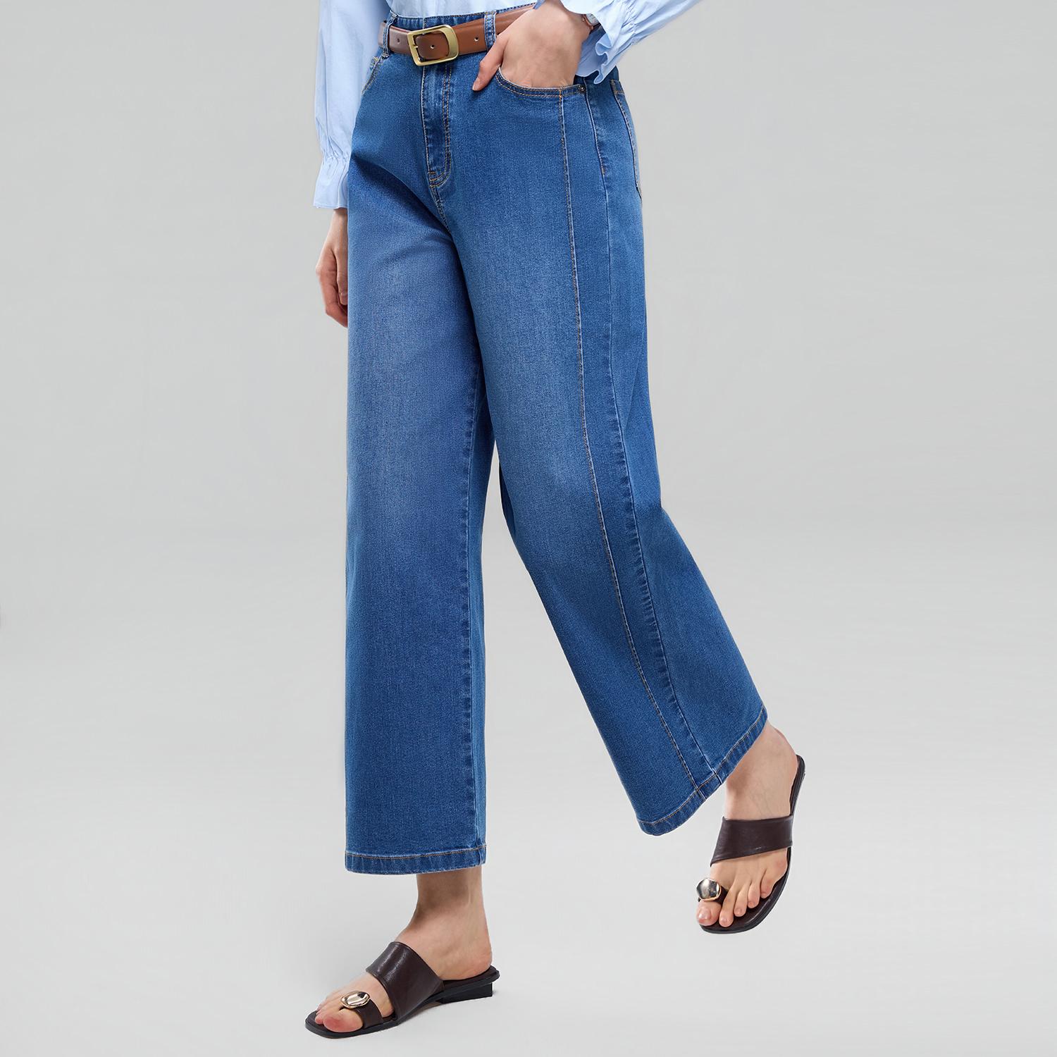 Women High Waist Jeans - Giordano Online