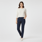 Women Mid Rise Slim Taper Pocket Pants - Giordano Online