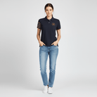 Women Pique Flat Knit Collar Short Sleeve Polo - Giordano Online